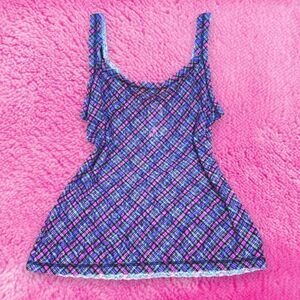 Hanky Panky Purple & Pink Plaid Camisole